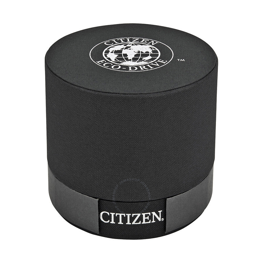 Citizen Eco Drive STX43 Black Orange Dial Titanium Men's Watch BJ8075-58F