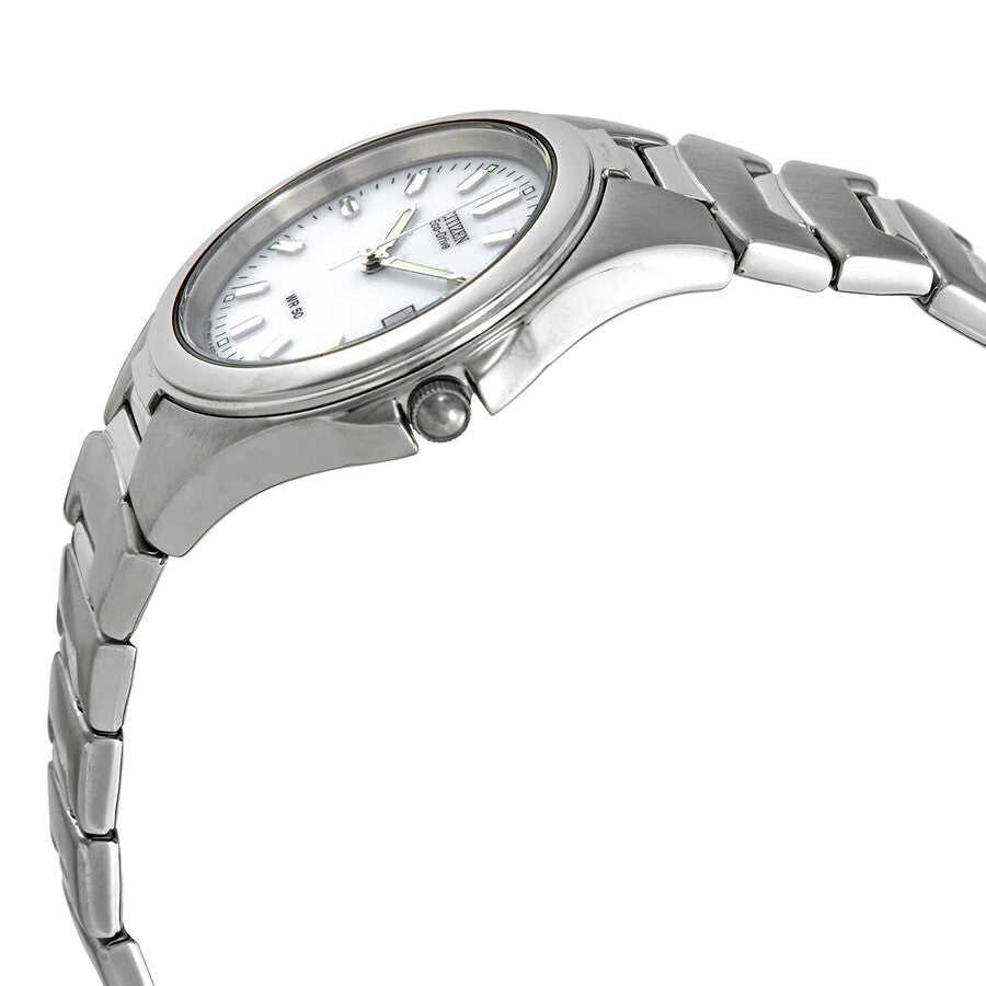Citizen Eco-Drive White Dial Stainless Steel 35mm Watch BM0530-58A