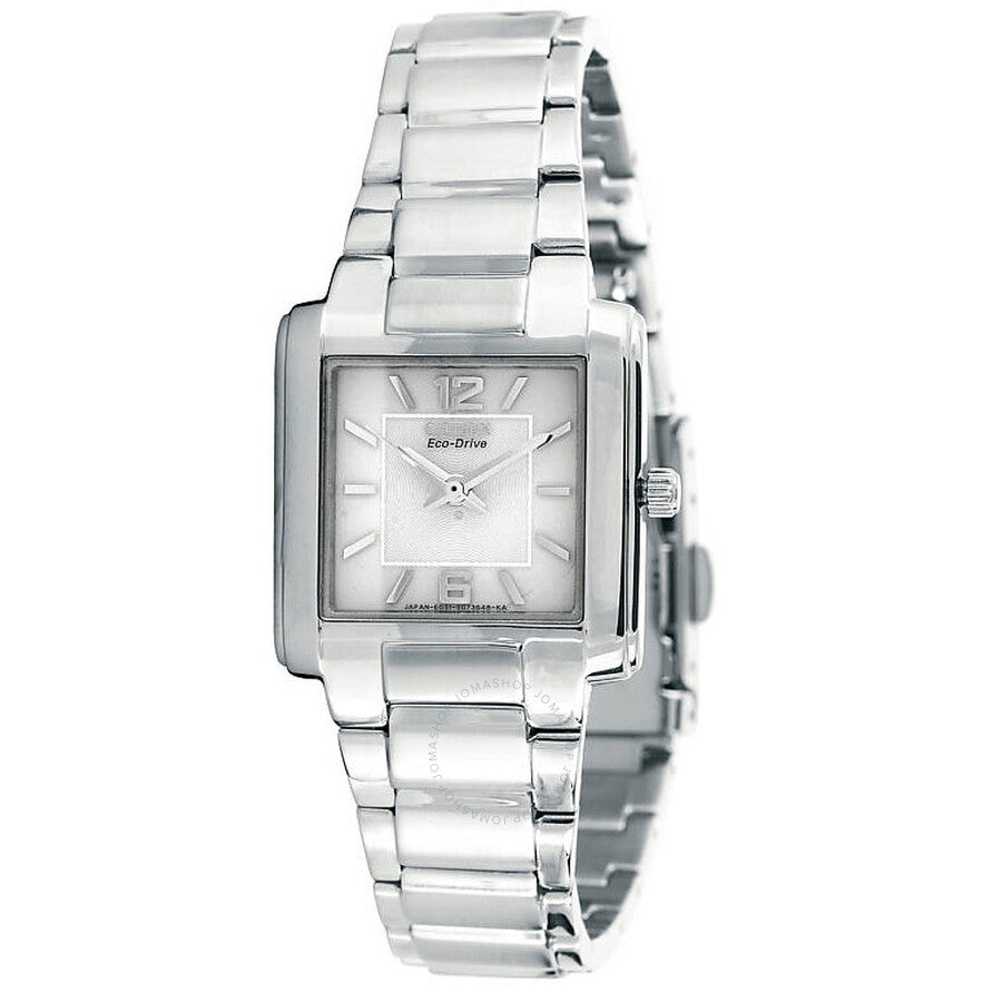 Citizen Eco-Drive White Dial Steel Ladies Watch EP5750-53A - The Watches Men & Co