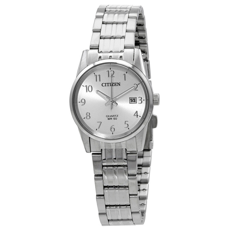 Citizen Elegance Quartz Silver Dial Ladies Watch EU6000-57B - The Watches Men & Co