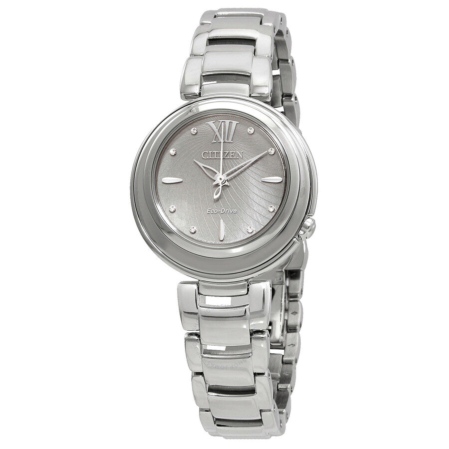 Citizen Grey Dial Ladies Watch EM0338-53H - The Watches Men & Co
