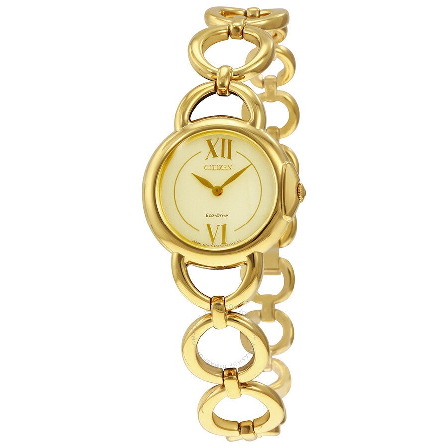 Citizen Jolie Gold Dial Ladies Watch EX1452-53P
