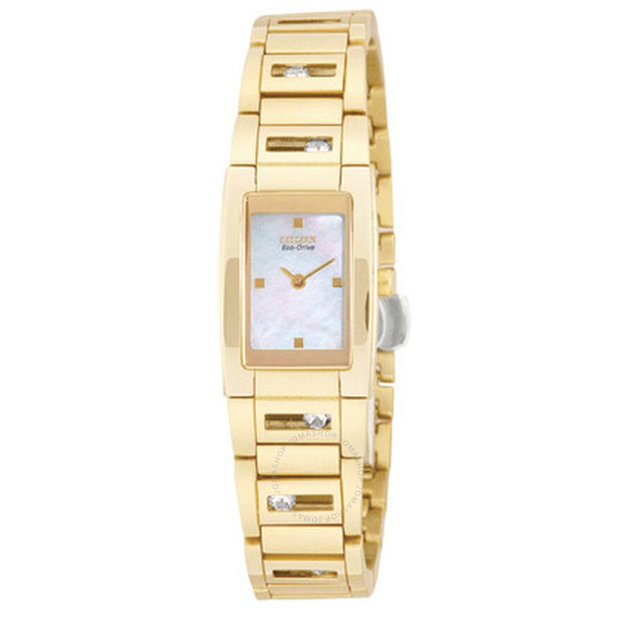 Citizen Ladies Eco Drive Silhouette Watch EW8552-57D - The Watches Men & Co
