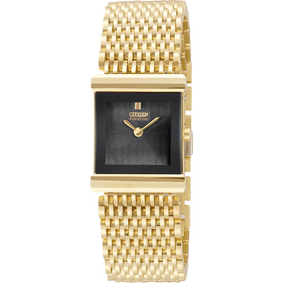 Citizen Ladies Gold-Tone Silhouette Eco-Drive Watch EW8602-51E