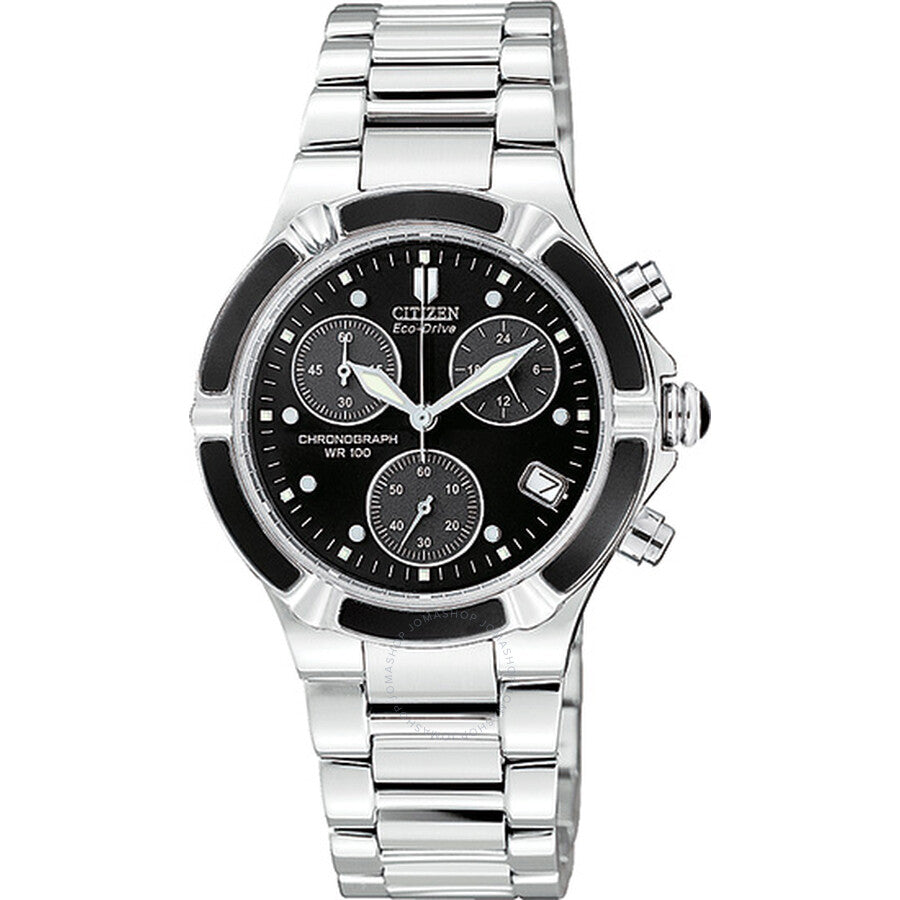 Citizen Damas Acero Inoxidable Eco-Drive Riva Reloj Cronógrafo FB1030-59E