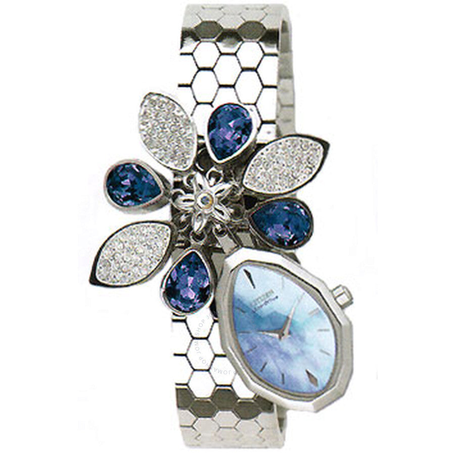 Citizen Lobella Blue Flower Ladies Watch EG2320-59N - The Watches Men & Co