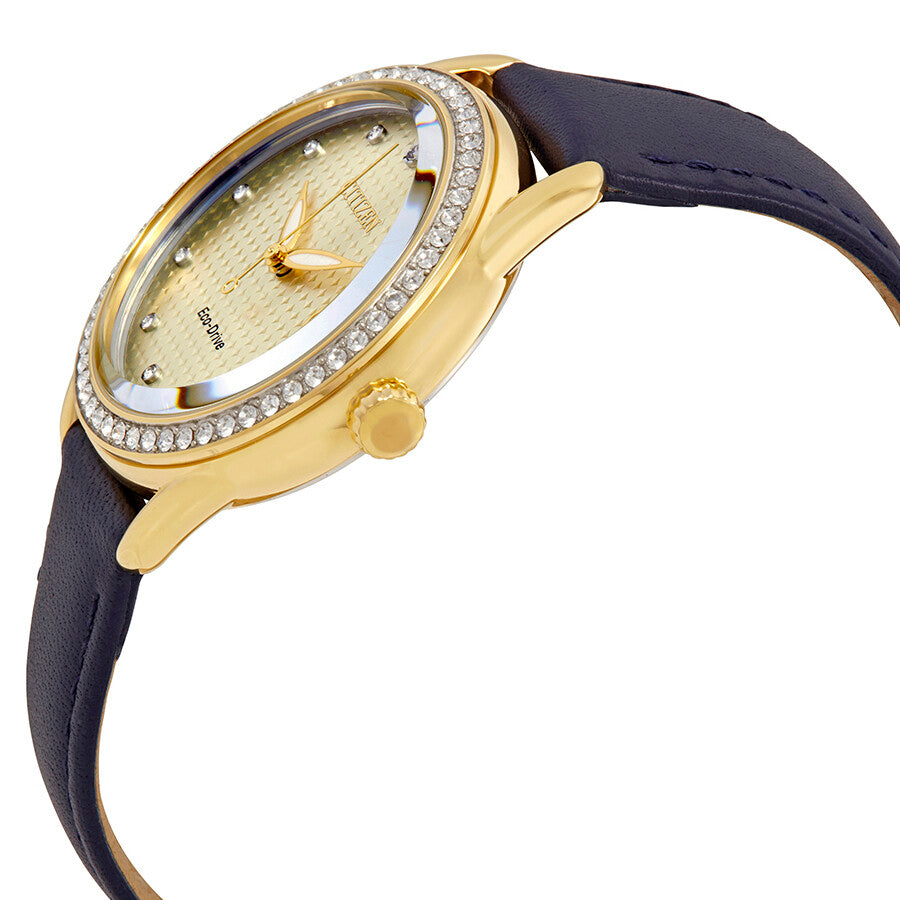 Citizen LTR Crystal Champagne Dial Ladies Watch FE6112-09P