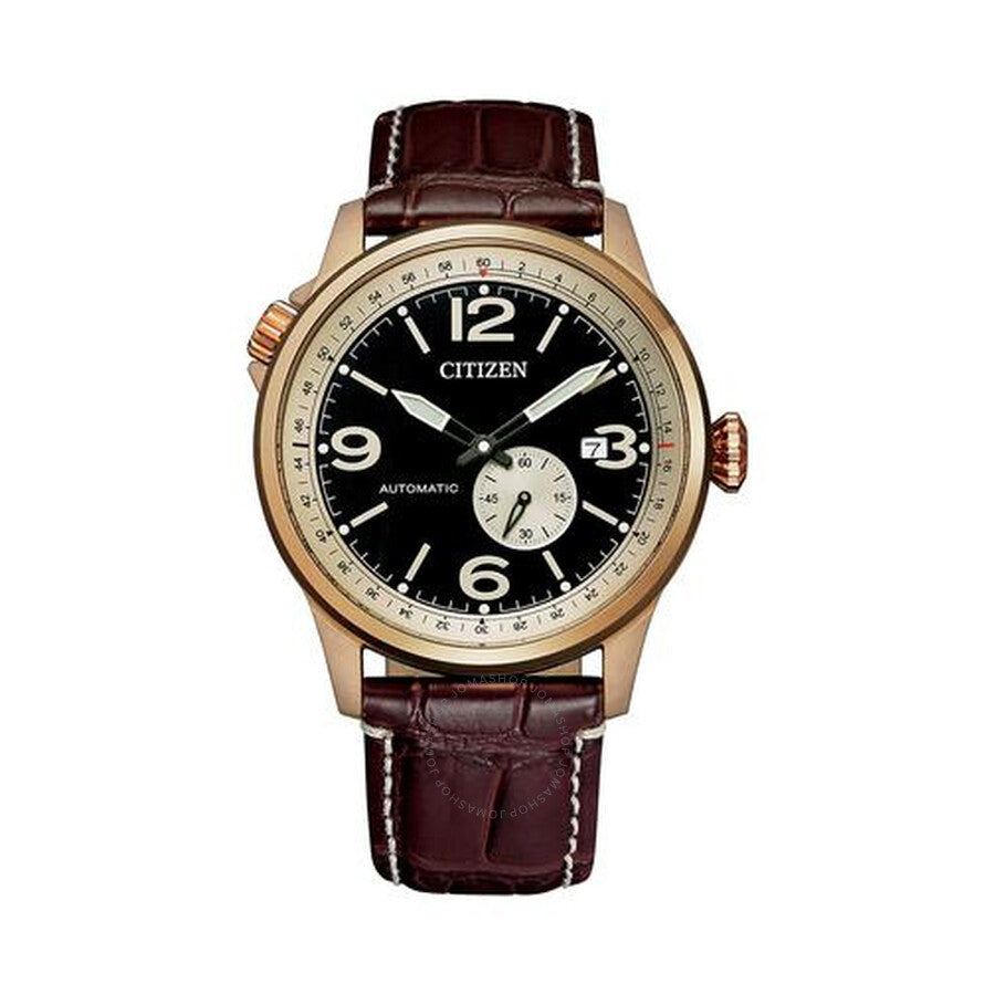 Citizen Mechanical Quartz Black Dial Men's Watch NJ0143-19E - The Watches Men & Co