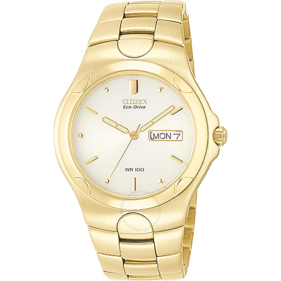 Citizen Men's Corso Eco Drive Gold-Tone Watch BM8082-53P - The Watches Men & Co