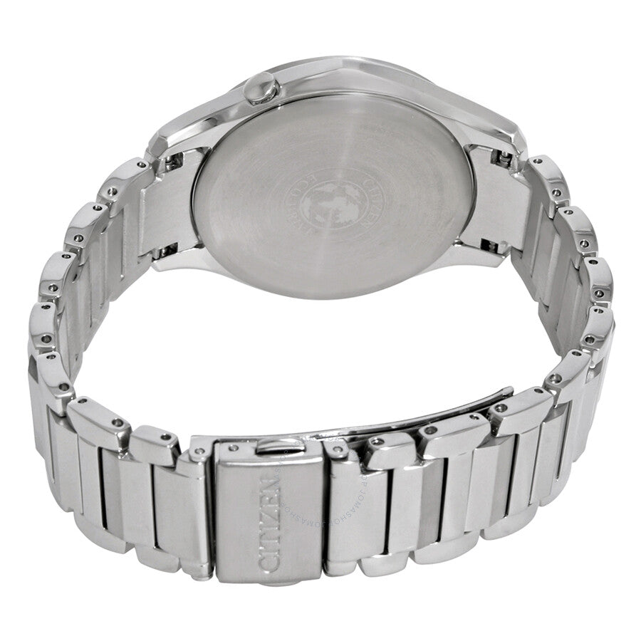 Citizen Modena Eco-Drive Reloj de acero inoxidable para mujer con esfera plateada EM0590-54A