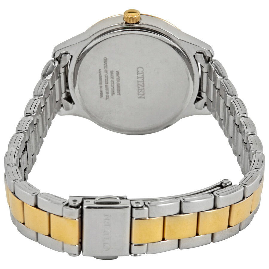 Citizen Mother of Pearl Dial Two-tone Ladies Watch EL3084-50D