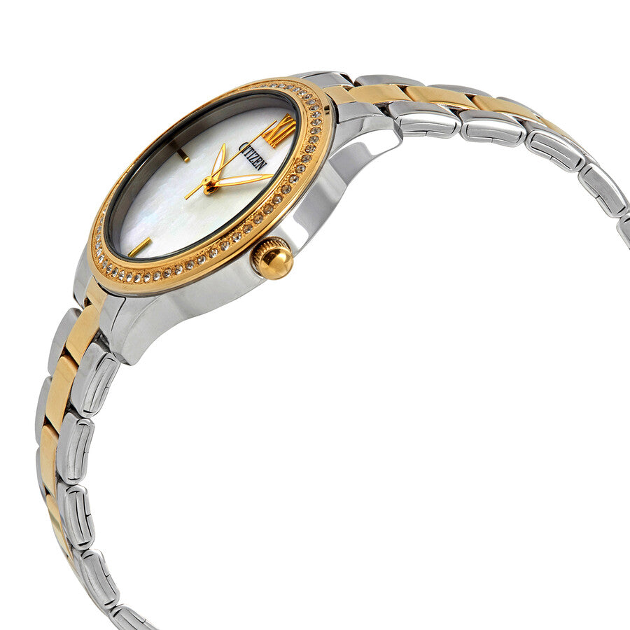 Citizen Mother of Pearl Dial Two-tone Ladies Watch EL3084-50D