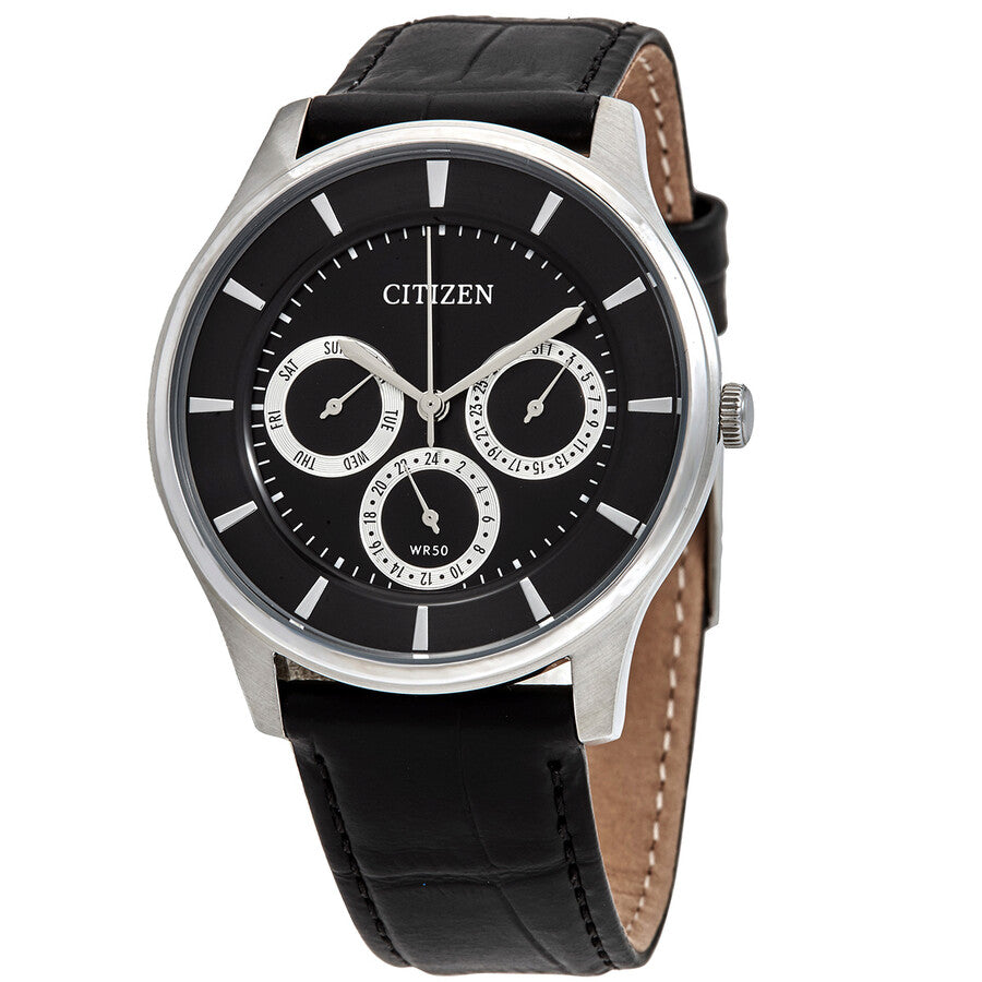 Citizen Multifunction Quartz Black Dial Men's Watch AG8351-01E