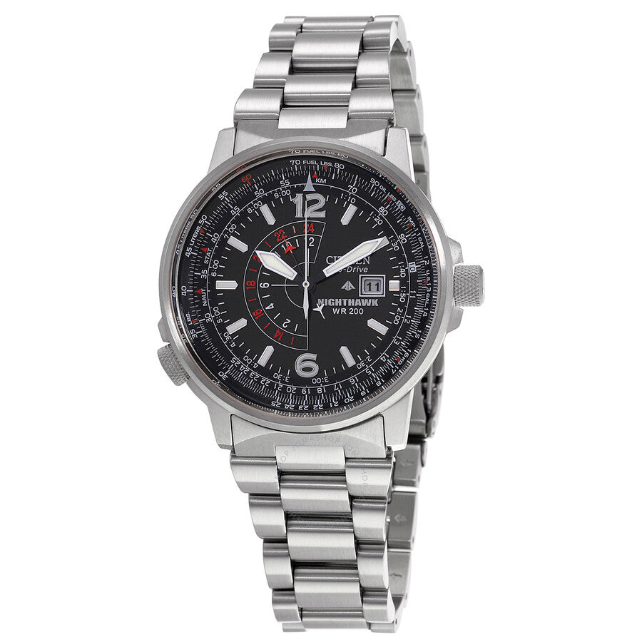 Citizen Nighthawk Eco-Drive Pilot Watch Men's Watch BJ7000-52E