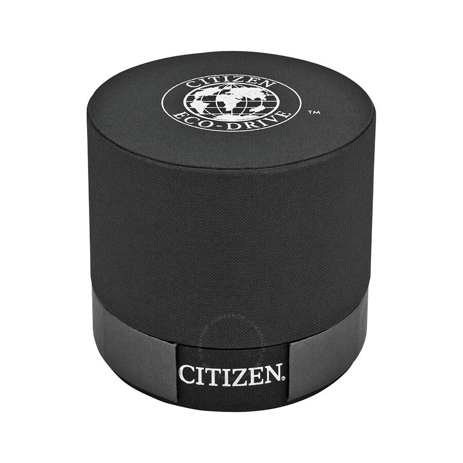 Citizen Normandie Eco-Drive Black Dial Crystal Ladies Watch EW9780-57E