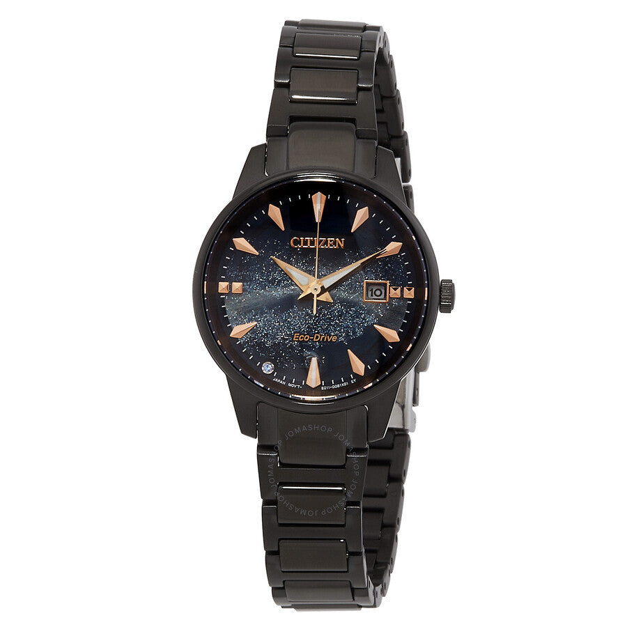 Citizen Pair Eco-Drive Blue Dial Ladies Watch EW2595-81L - The Watches Men & Co