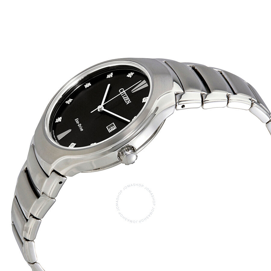Citizen Paradigm Black Diamond Dial Men's Steel Watch AW1550-50E