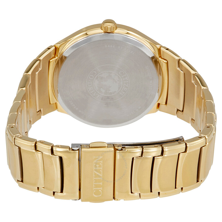 Citizen Paradigm Diamond Black Dial Gold-tone Men's Watch AW1552-54E