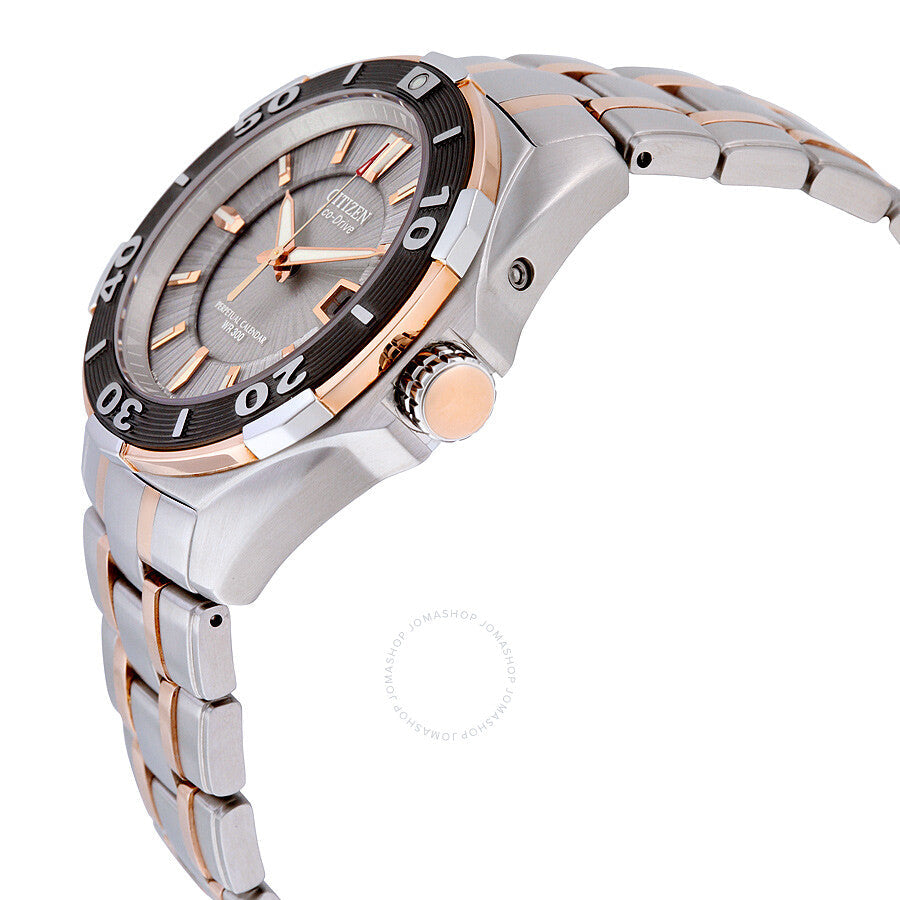 Citizen Perpetual Calendar Eco-Drive Grey Dial Men's Watch BL1254-54A