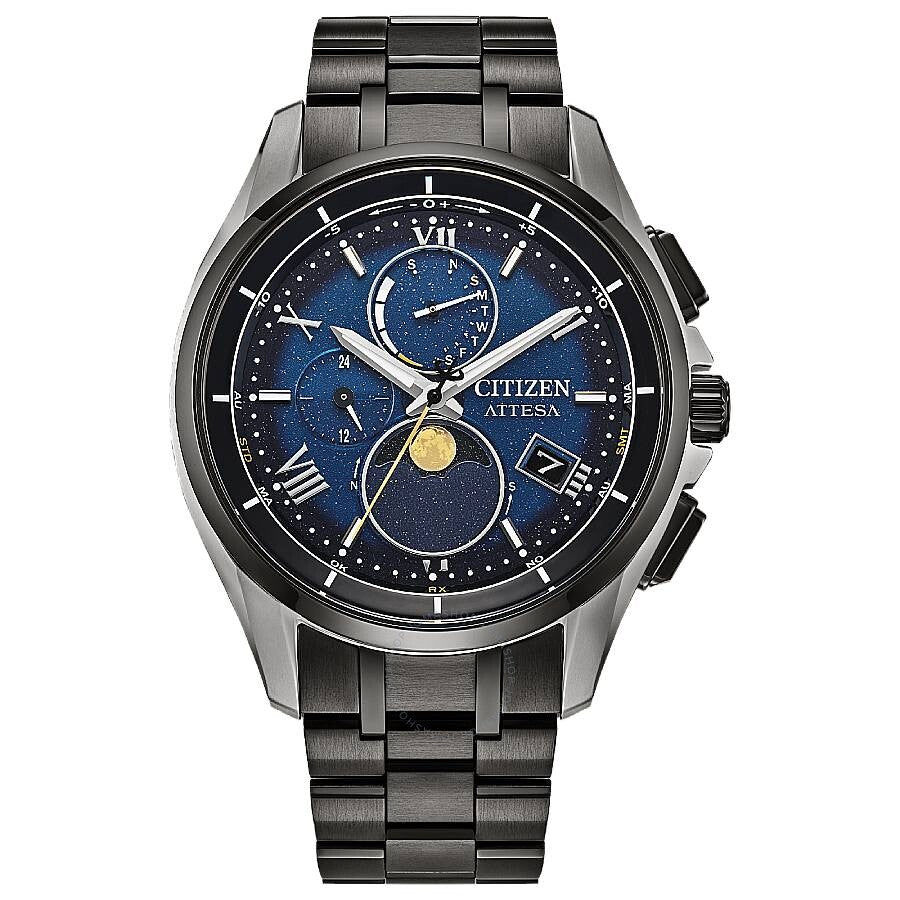 Citizen Perpetual World Time Blue Dial Men's Watch BY1007-60L - The Watches Men & Co