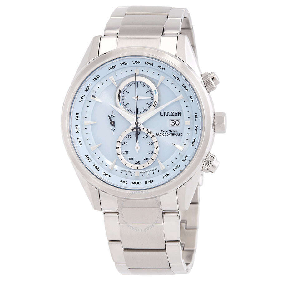 Citizen Perpetual World Time Chronograph Men's Watch AT8260-51M - The Watches Men & Co