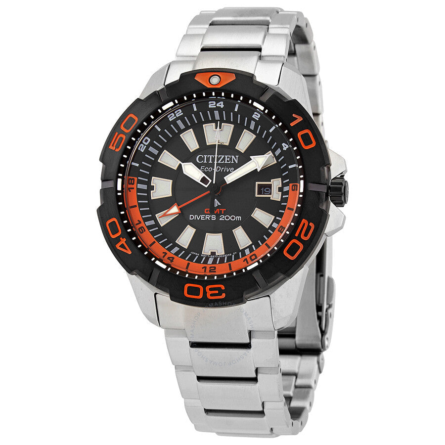Citizen Promaster Black Dial Stainless Steel Men's Watch BJ7129-56E - The Watches Men & Co