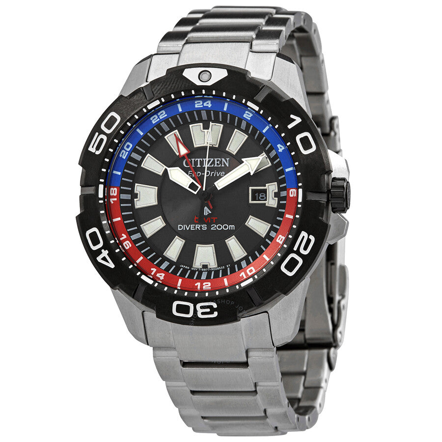 Citizen Promaster GMT Black Dial Men's Watch BJ7128-59E - The Watches Men & Co
