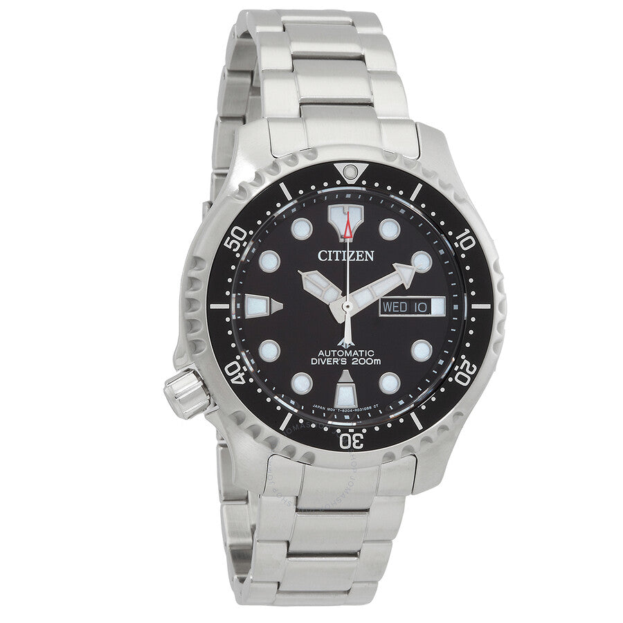 Citizen Promaster Marine Automatic Black Dial Men's Watch NY0140-80E - The Watches Men & Co