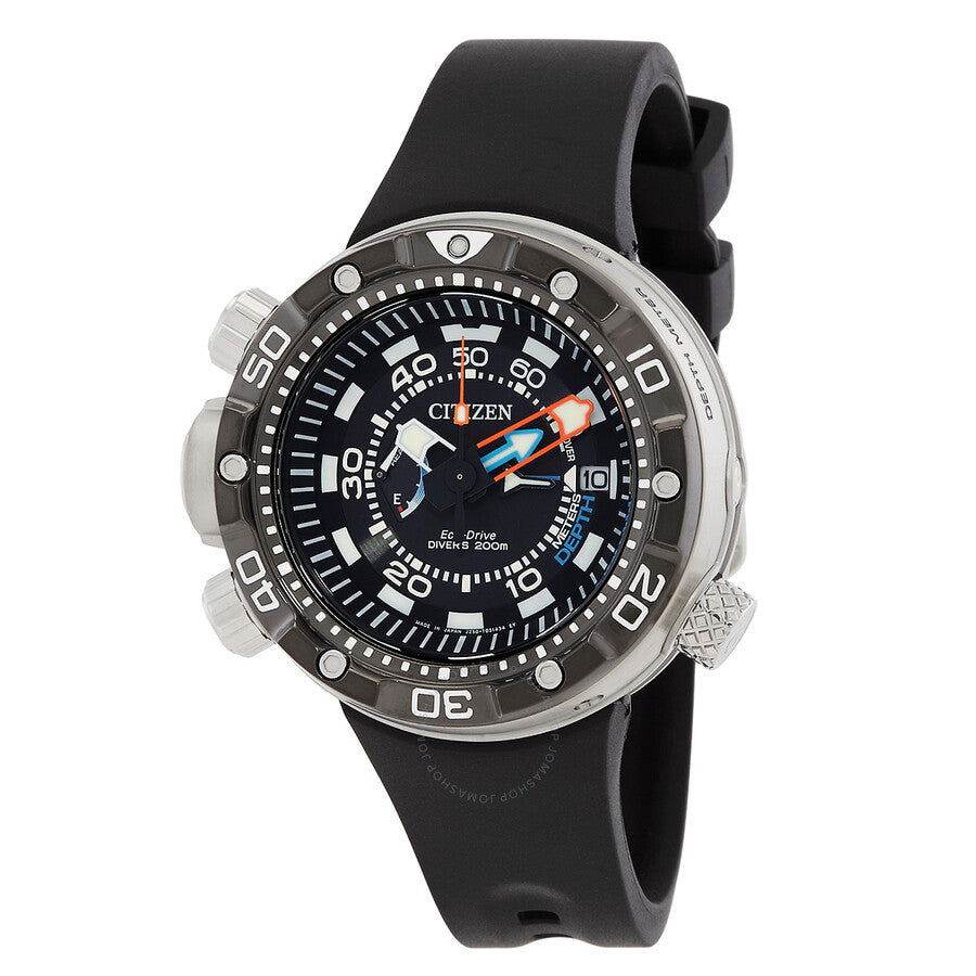 Citizen Promaster Marine Eco-Drive Black Dial Men's Watch BN2024-05E - The Watches Men & Co