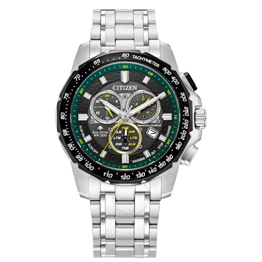 Citizen Promaster Mix Perpetual Alarm Chronograph Black Dial Men's Watch BL5578-51E - The Watches Men & Co