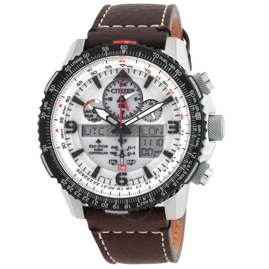 Citizen Promaster Perpetual Analog-Digital White Dial Men's Watch JY8086-11A - The Watches Men & Co