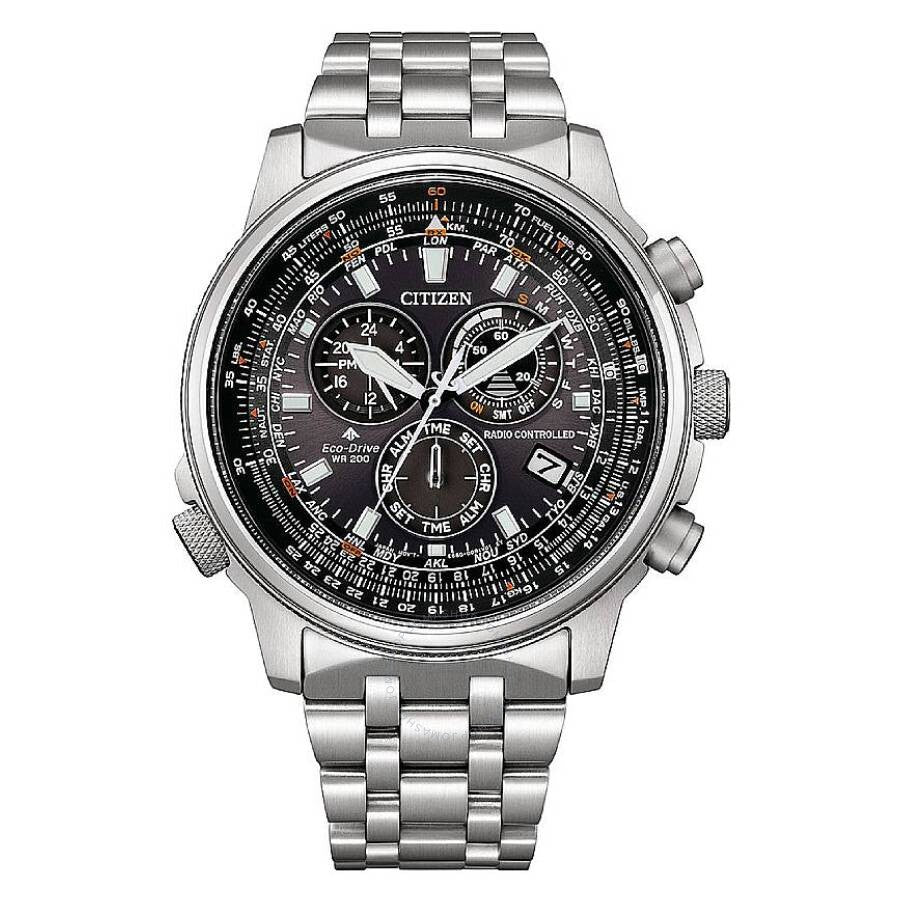 Citizen Promaster Sky Perpetual Alarm Black Dial Men's Watch CB5861-59E - The Watches Men & Co