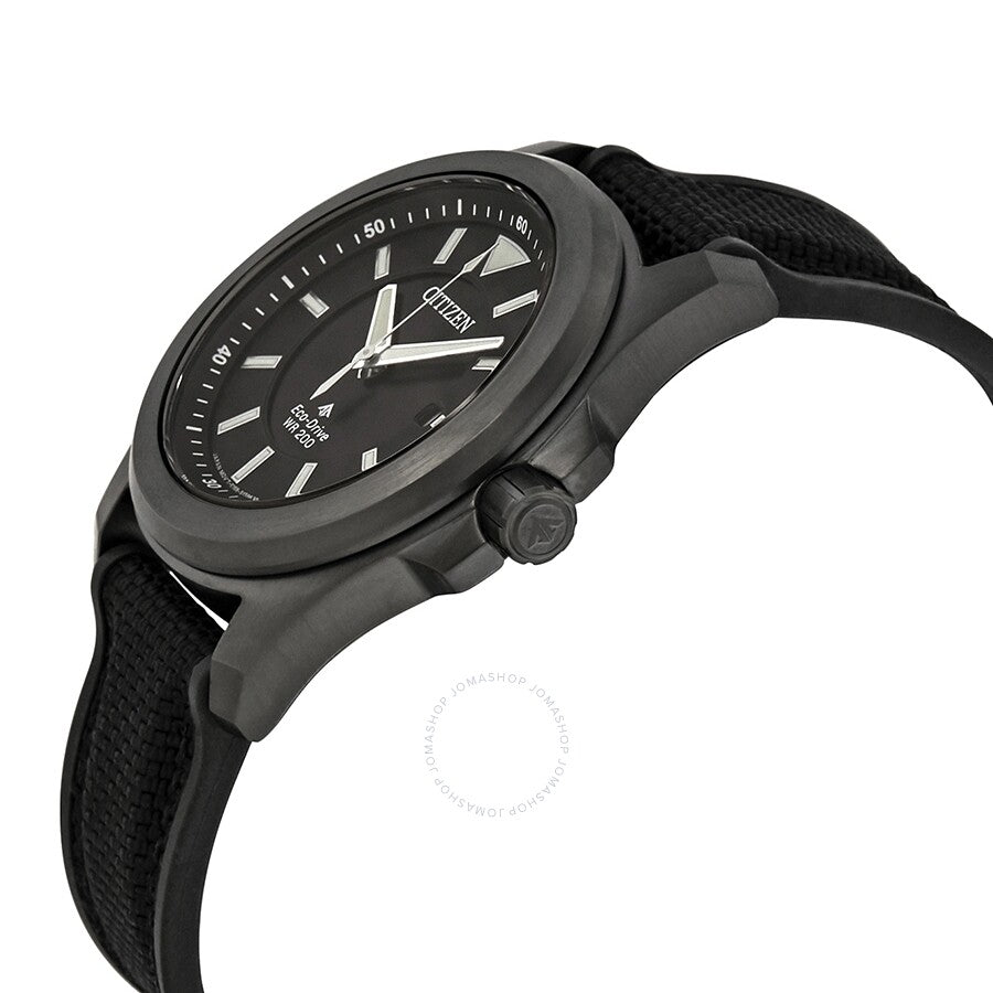 Citizen Promaster Tough Black Dial Eco-Drive Black Fabric Men's Watch BN0217-02E