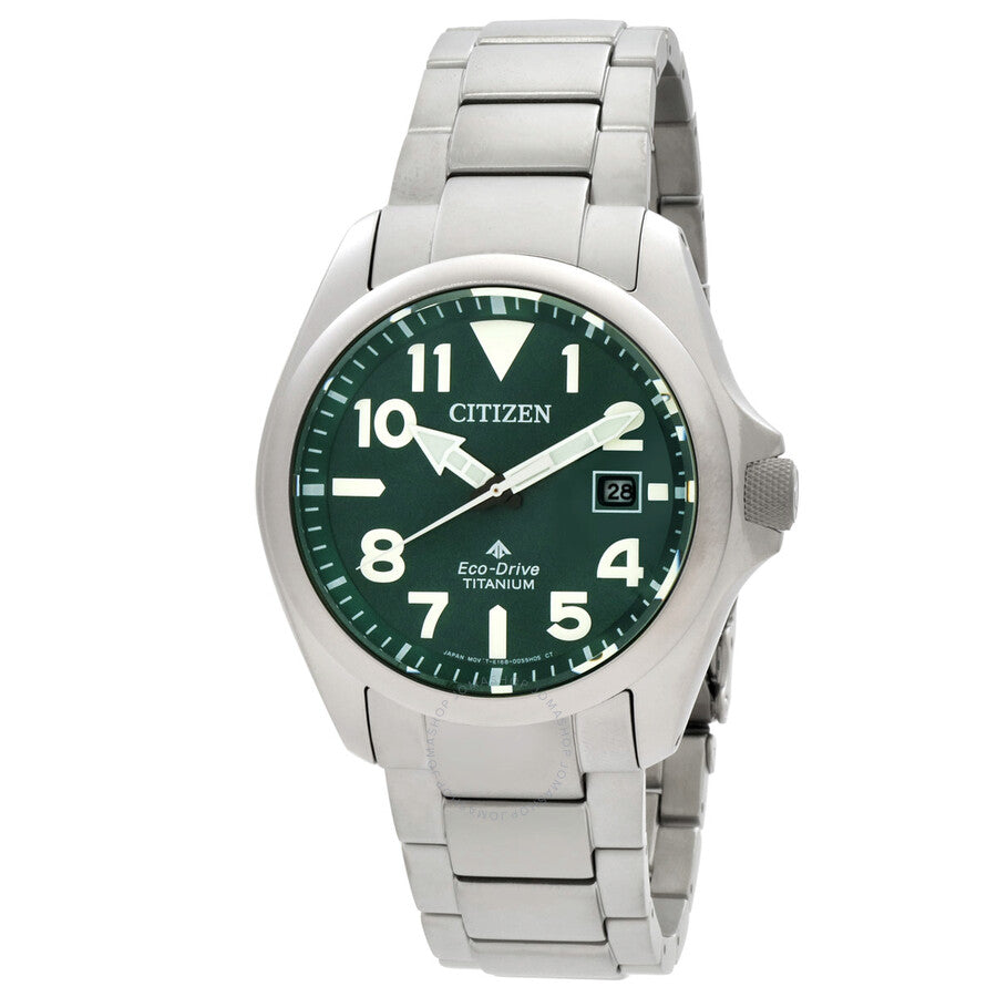 Citizen Promaster Tough Eco-Drive Green Dial Men's Watch BN0241-59W - The Watches Men & Co