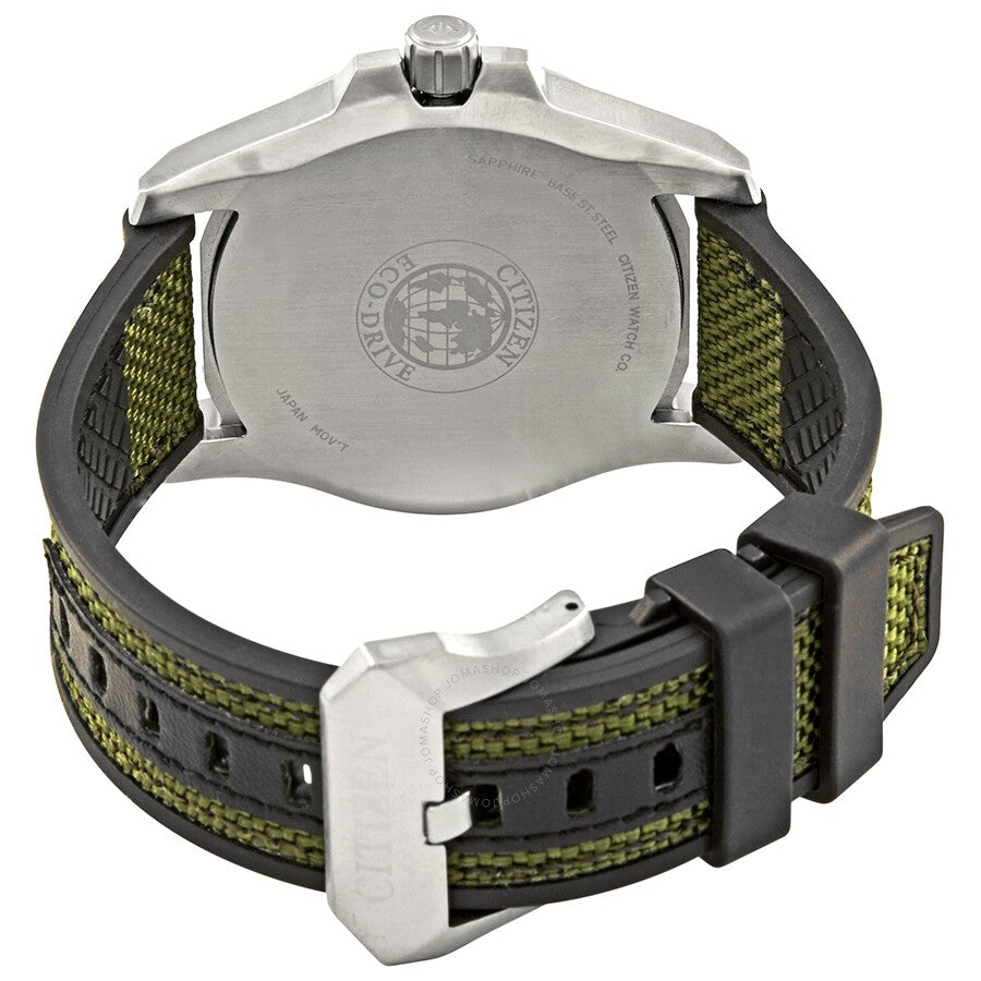Citizen Promaster Tough Green Dial Eco-Drive Green Fabric Men's Watch BN0211-09X