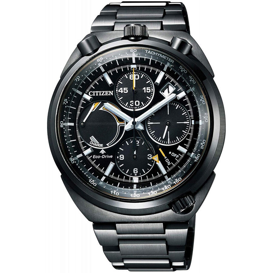 Citizen Promaster Tsuno Alarm Chronograph Black Dial Men's Watch AV0077-82E - The Watches Men & Co