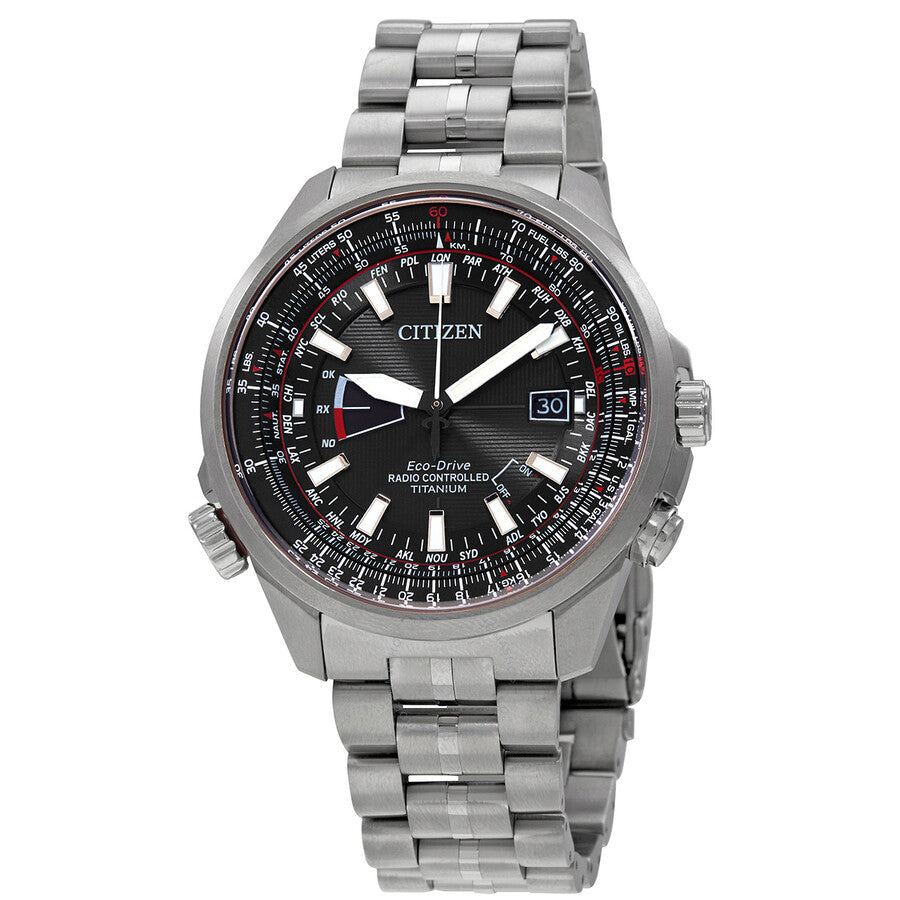 Citizen Promaster World Time Black Dial Men's Watch CB0140-58E - The Watches Men & Co