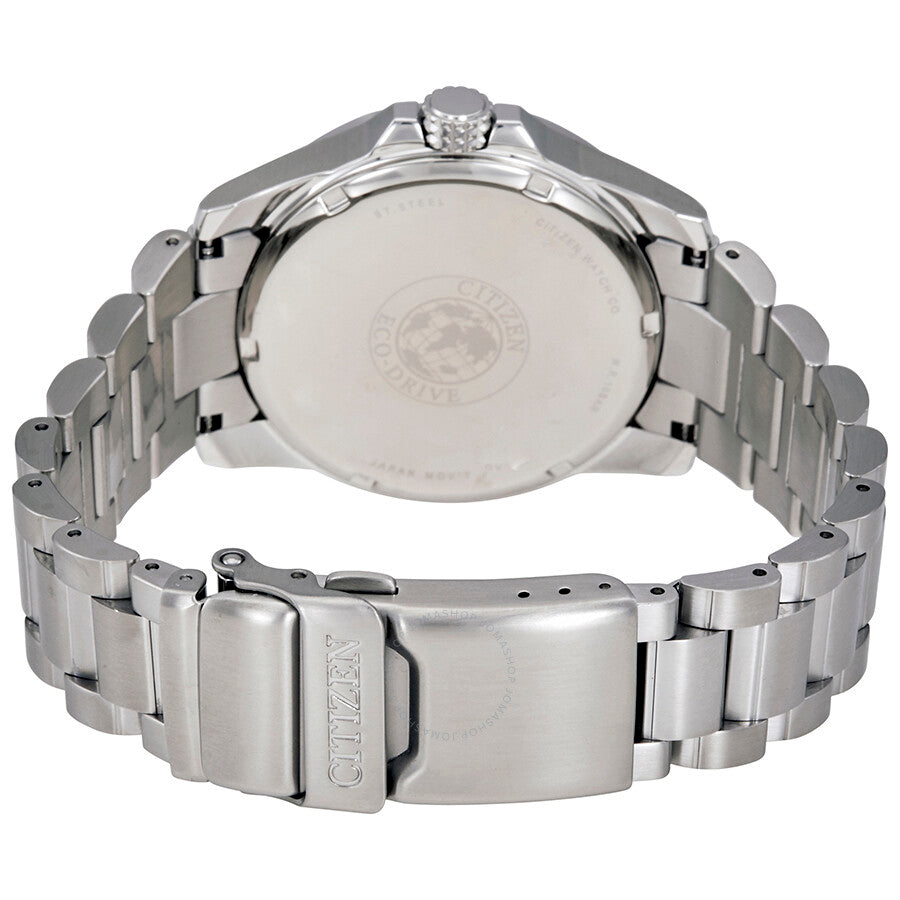 Citizen PRT Black Dial Men's Stainless Steel Watch AW7030-57E