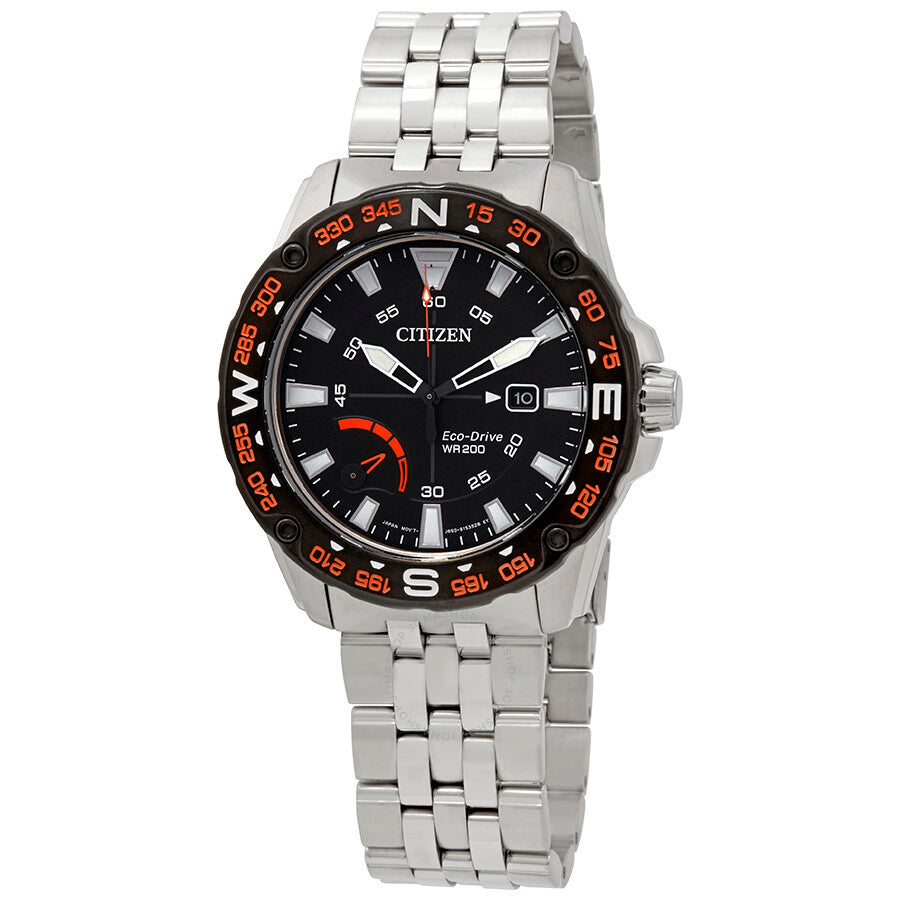 Reloj Citizen PRT para hombre con esfera negra AW7048-51E