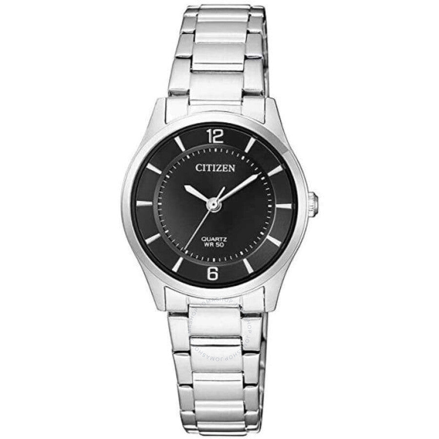 Citizen Quartz Black Dial Ladies Watch ER0201-81E - The Watches Men & Co