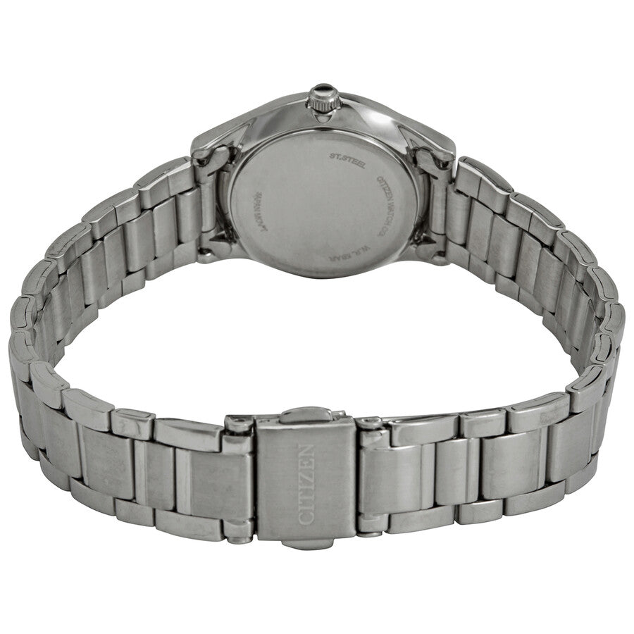 Citizen Quartz Black Dial Stainless Steel Ladies Watch ER0201-56E