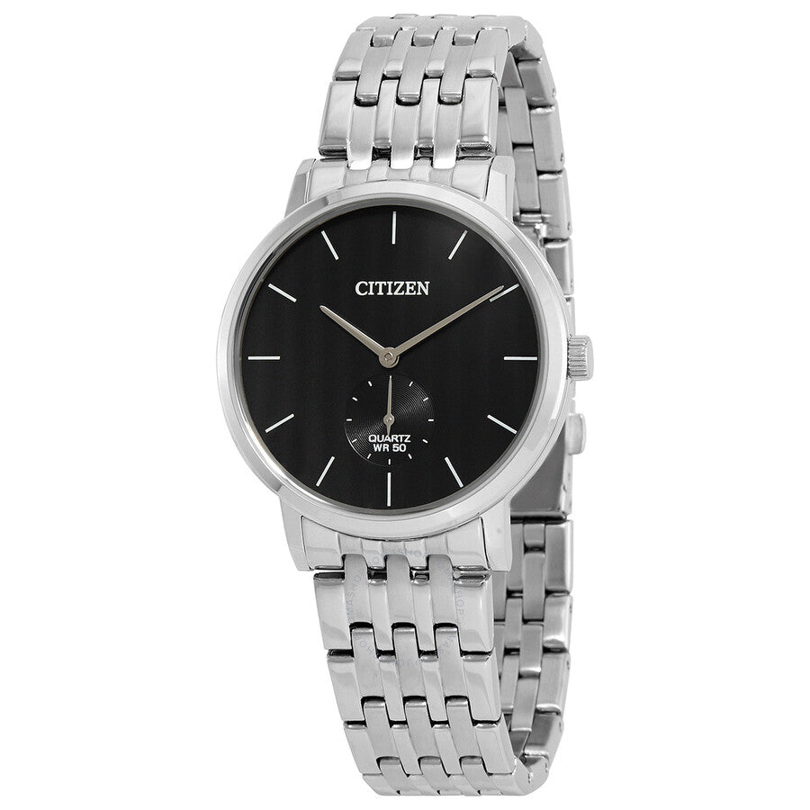Citizen Quartz Black Dial Stainless Steel Men's Watch BE9170-56E - The Watches Men & Co