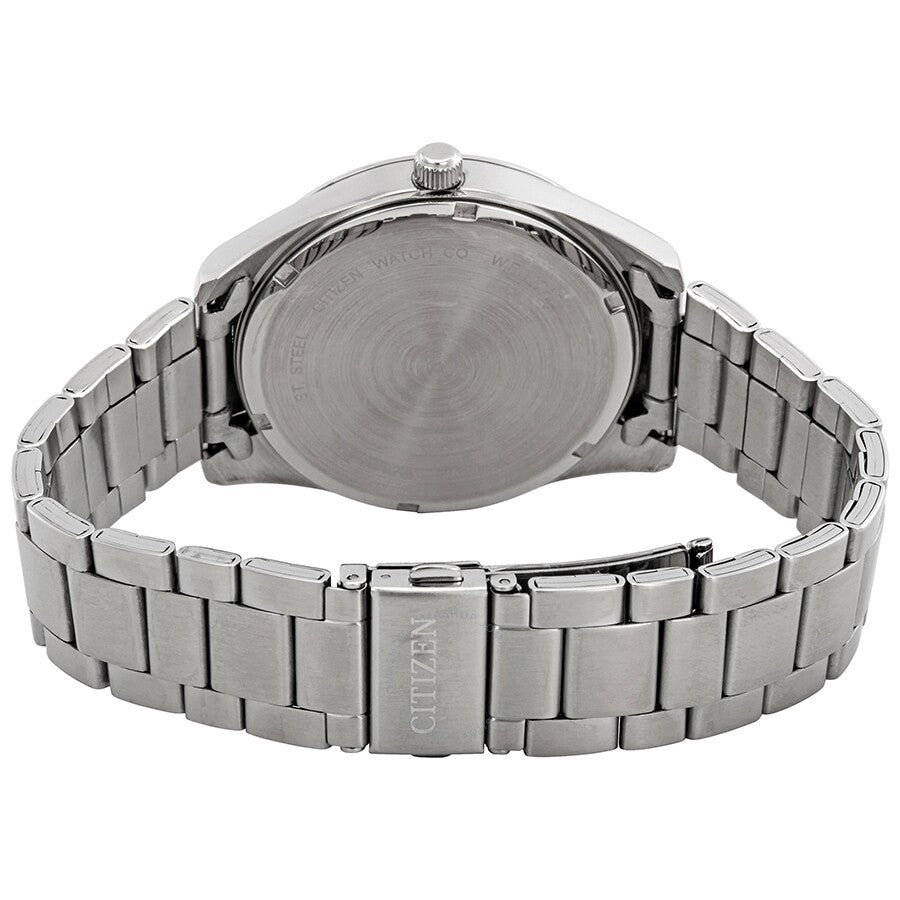Citizen Quartz Black Dial Stainless Steel Men's Watch BI1030-53E