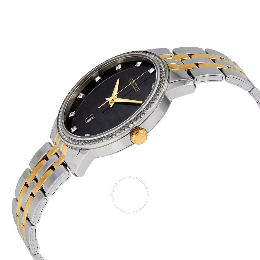 Citizen Quartz Black Dial Two-tone Men's Watch BI5034-51E