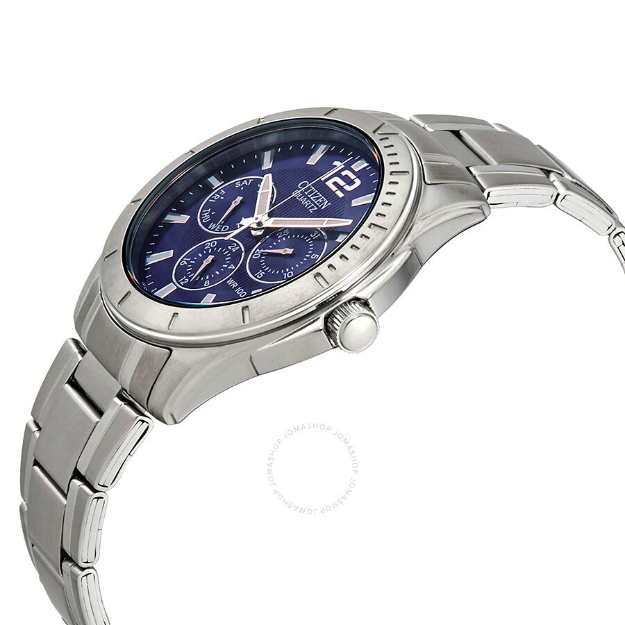 Citizen Quartz Blue Dial Stainless Steel Men's Watch AG8300-52L