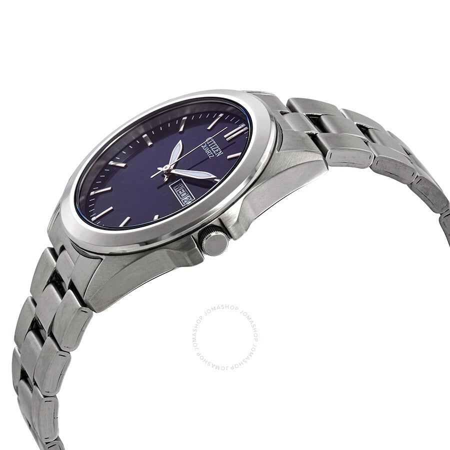 Citizen Quartz Blue Dial Stainless Steel Men's Watch BF0580-57L