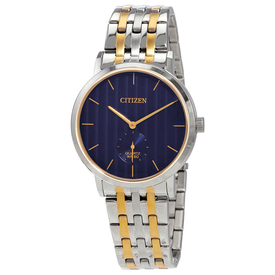 Citizen Quartz Blue Dial Two-tone Men's Watch BE9174-55L - The Watches Men & Co