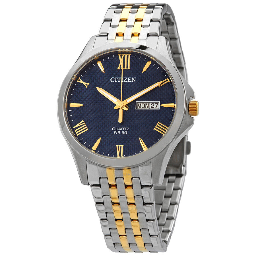 Citizen Quartz Blue Dial Two-tone Men's Watch BF2024-50L - The Watches Men & Co