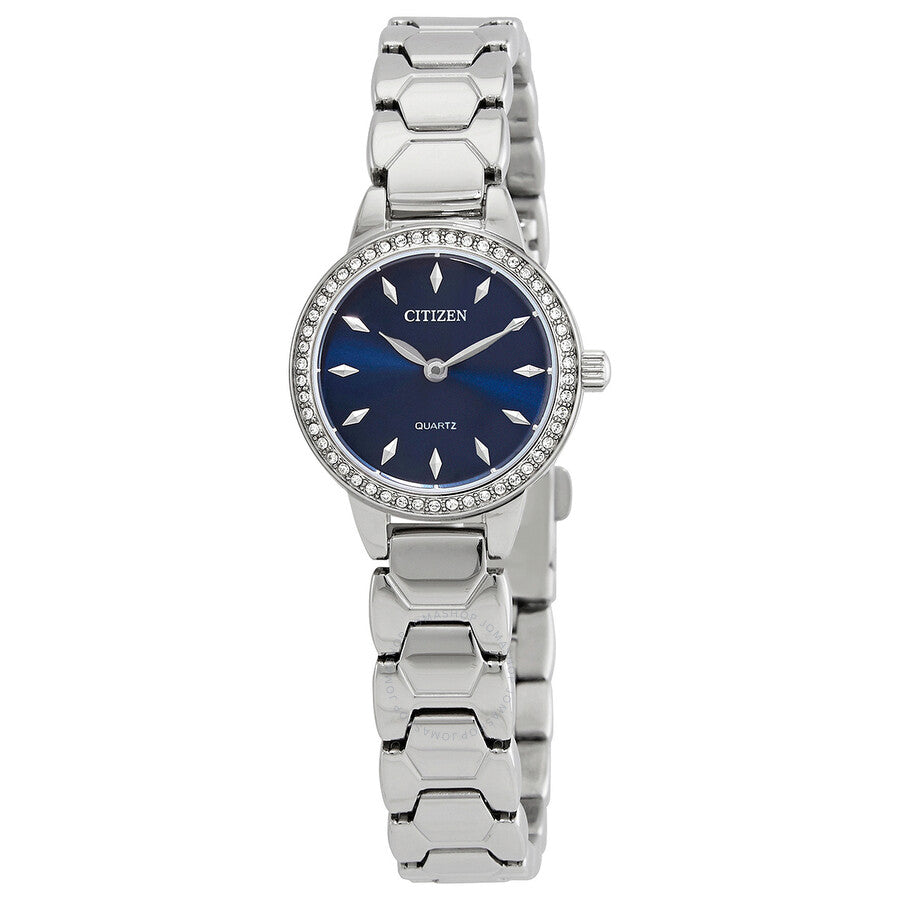 Citizen Quartz Crystal Blue Dial Ladies Watch EZ7010-56L - The Watches Men & Co