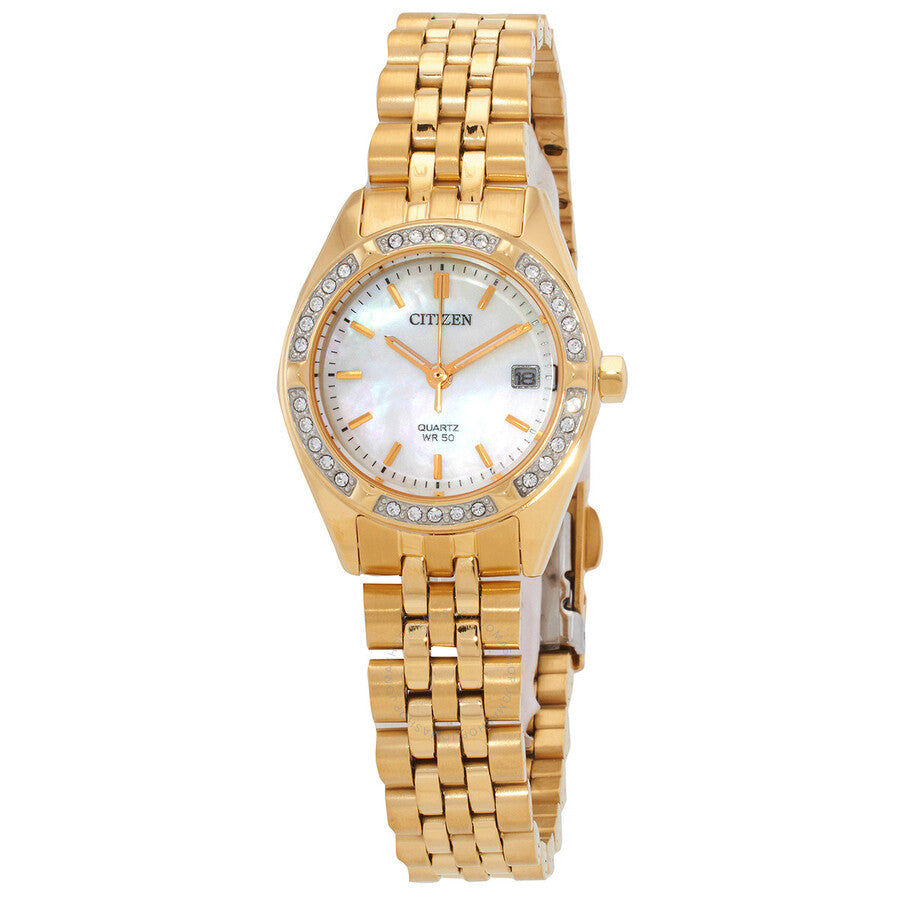 Citizen Quartz Crystal Ladies Watch EU6062-50D - The Watches Men & Co